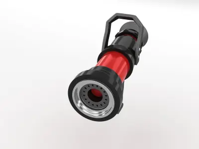 Fire Hose Nozzle 3D model