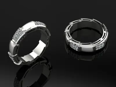 Bvlgari Ring serpenti viper 3D print model
