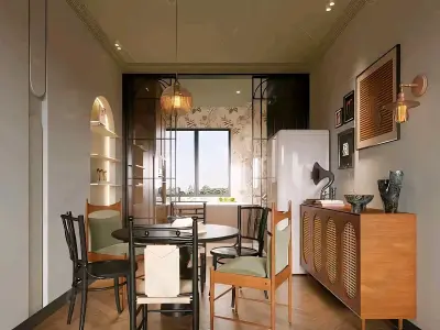 Living room 3D model 55