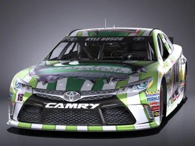 Nascar Toyota Camry Interstate Kyle Bush 2017 VRAY 3D model