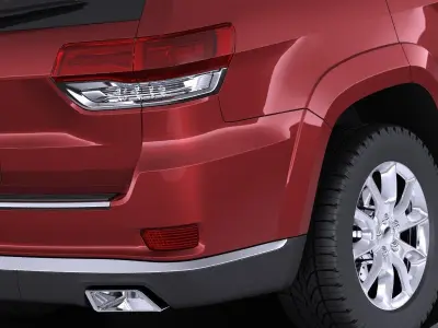 Jeep Grand Cherokee 2016 VRAY 3D model