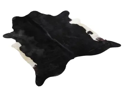 Black and White Cowhide Rug A24333 3D model