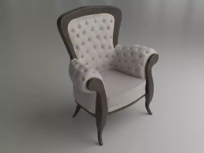 Classic premium chair 3D model
