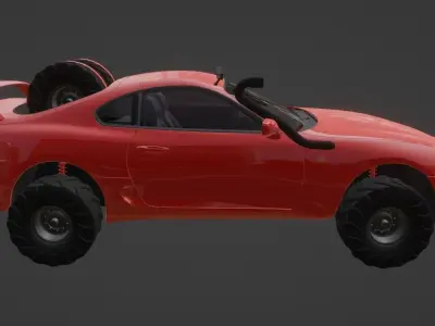Toyota Supra 1995 Offroad 3D model