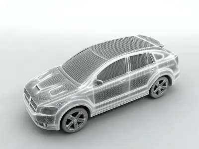  2007 Dodge Caliber SRT 3D model