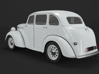 Hindustan Ten 3d Car Model 3D model