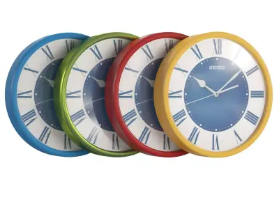 wall clock 52 3D model purchase