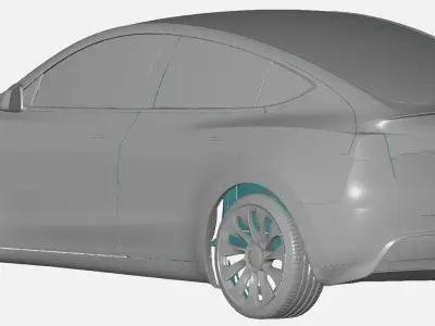 Tesla Model Y - Exterior Scan 3D model