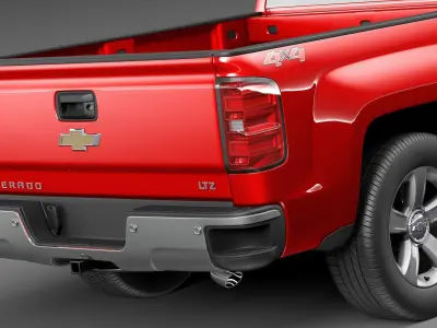 Chevrolet Silverado 1500 crew cab 2013 3D model