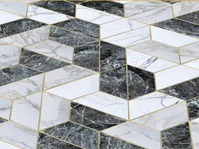 Geometry Modern Marble Floor  3D model