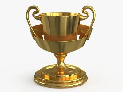 Award Trophy 07 Low-poly 3D model