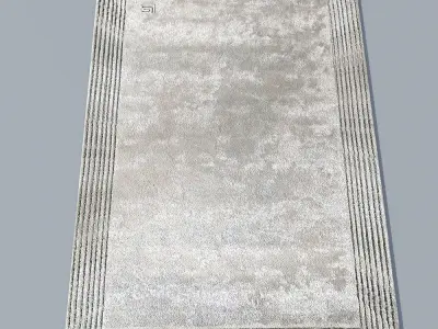 Carpet 7 silver rug Free 3D model