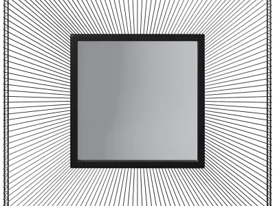 Mirror Filo Square by Kare Design 3D model