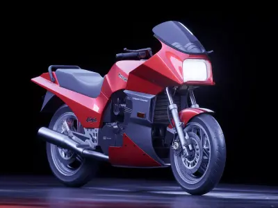 Kawasaki Ninja - GPZ 900R 3D model