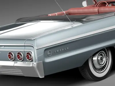 Chevrolet Impala Convertible 1964 3D model