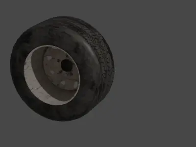 Dirty Tire 3D model