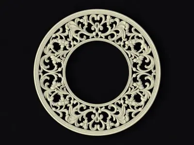 carved mirror 3D model purchase