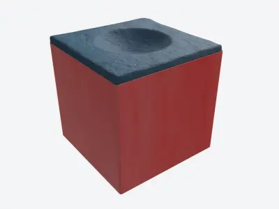 Billiard Cue Chalk 3D model