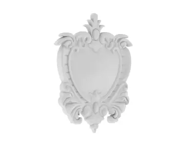 Cartouche Ornament 007 3D model