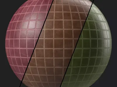 Leather Materials 31- Leather By Sbsar Texture