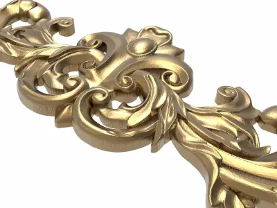 decorative pattern ready for 3D printing 3D model