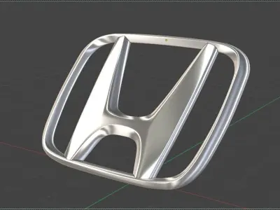 Honda Logo  Low-poly 3D model