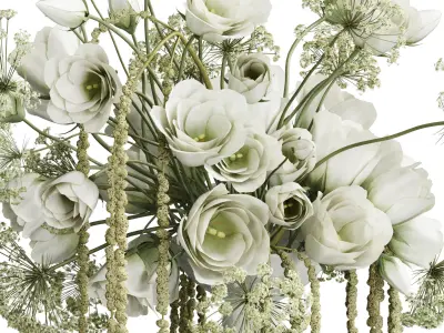 Flower In Vase 59 3D model