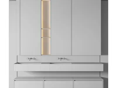 Luxury Bathroom 100 3D model
