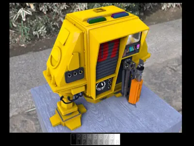 Robot from Silent Running Free 3D model