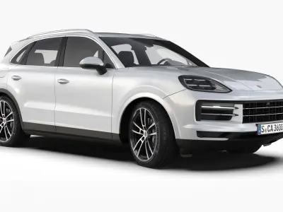 Porsche Cayenne 2024 3D model get