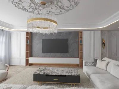 Neo Classic kitchen  3D model