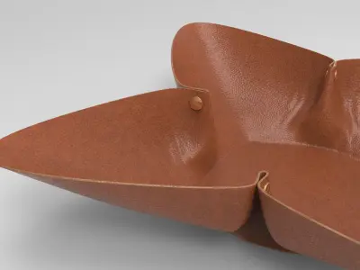 Lotus Bowl Low-poly 3D model