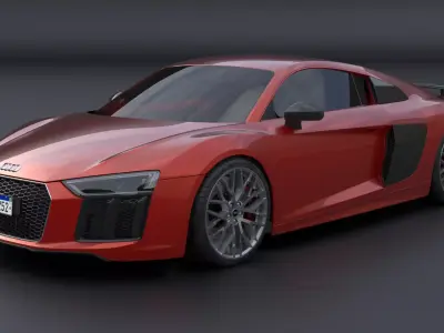Audi R8 V10 Plus 3D model