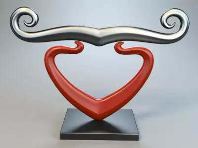 Abstract Figure m021 P 3D print model