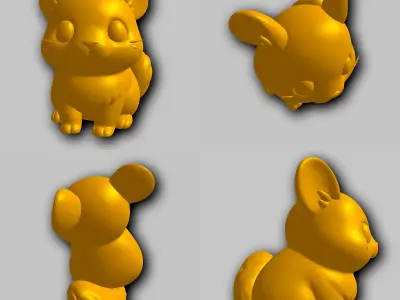 Chinchilla - Kawaii Animals Collection 3D print model