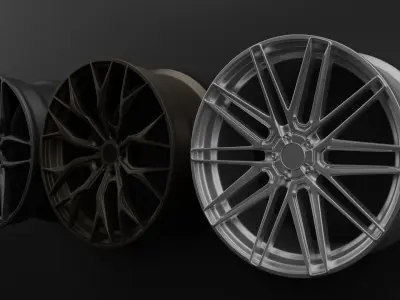 sport rim pack 3D model