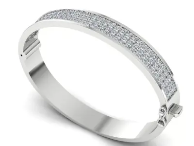 Diamond Bracelet 3D print model shop