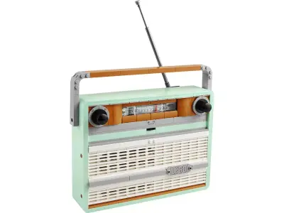 TwindBricks3D - 10334 Retro Radio 3D print model