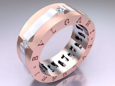 bvlgari ring - N394 3D print model