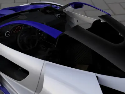Mclaren senna 3D model by PIXELCRAZE