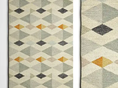 Geometric Rugs 3D model