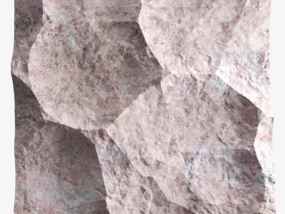 33-RockPanel rock texture 3D model