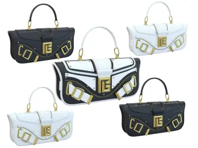 Balmain Blaze Clutch Bag Low-poly 3D model