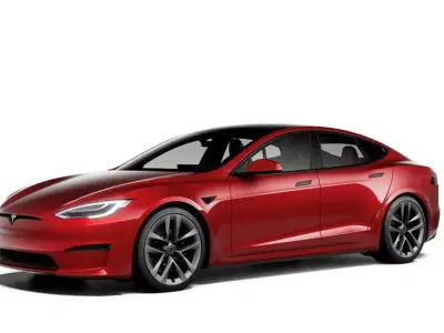 tesla plaid 2021 3D model