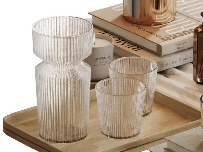 Decorative Set-09 3D model purchase