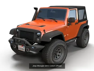Offroad vehicles collection 3D Model Pack