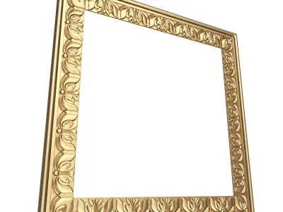 Classic Frame 028 Low-poly 3D model