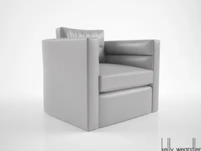 Kelly Wearstler Melrose Club chair 3D model