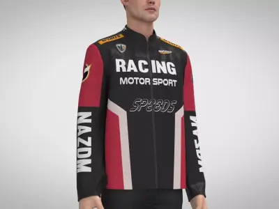 Racing Jacket 3D model