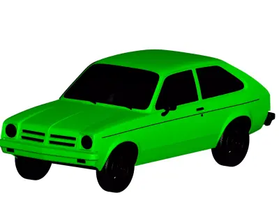 Chevrolet Chevette coupe  3D model